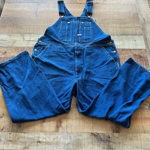 Big Smith Men's Classic Blue Denim Overalls